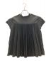 sacai (サカイ) Pleated cotton T-shirt ブラック サイズ:Ⅿ：10000円