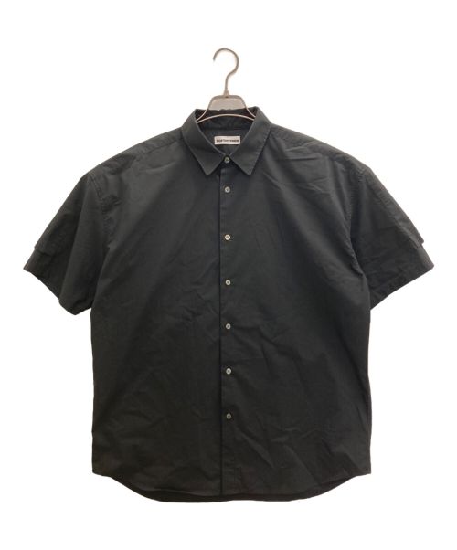 SOFTHYPHEN（ソフトハイフン）SOFTHYPHEN (ソフトハイフン) SOHY SIGNATURE S/S SHIRT ブラック サイズ:03の古着・服飾アイテム