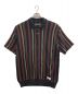 WACKO MARIA（ワコマリア）の古着「24SS STRIPED JACQUARD SUMMER KNIT POLO SHIRT」｜ブラウン