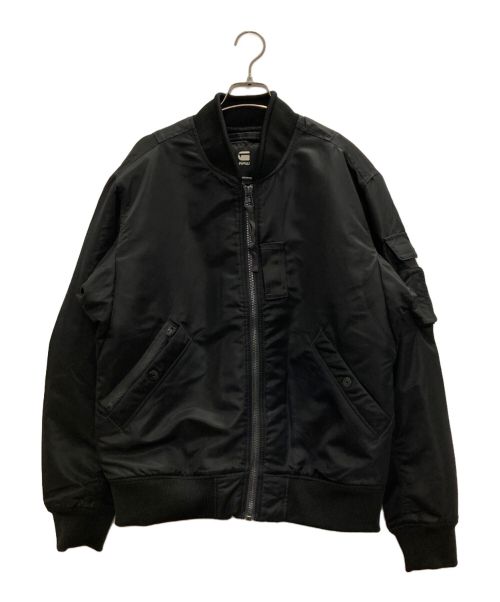 G-STAR RAW（ジースターロゥ）G-STAR RAW (ジースターロゥ) G-A1 Bomber JACKET ブラック サイズ:Lの古着・服飾アイテム