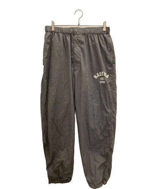 NAUTICA（ノーティカ）NAUTICA (ノーティカ) Light weight Nylon Track Pants グレー サイズ:Lの古着・服飾アイテム