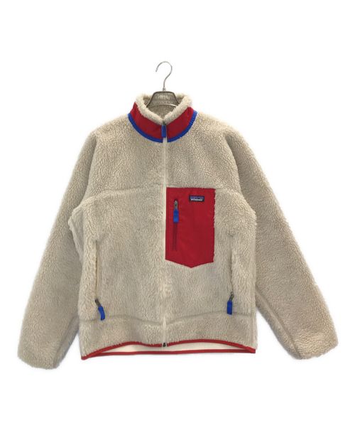 Patagonia（パタゴニア）Patagonia (パタゴニア) Classic Retro X Jacket アイボリー×レッド サイズ:Ⅿの古着・服飾アイテム