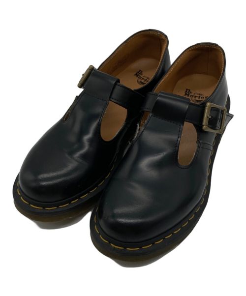 Dr.Martens（ドクターマーチン）Dr.Martens (ドクターマーチン) POLLEY レザーシューズ ブラック サイズ:UK5の古着・服飾アイテム