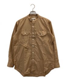 Engineered Garments（エンジニアド ガーメンツ）の古着「フロントバンドシャツ」｜ブラウン