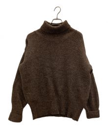 oldderby Knitwear（オールドダービーニットウェア）の古着「タートルネックニット」｜ブラウン