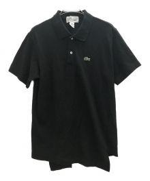 LACOSTE×COMME des GARCONS SHIRT（ラコステ×コムデギャルソンシャツ）の古着「ポロシャツ」｜ブラック