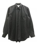 COMME des GARCONS SHIRTコムデギャルソンシャツ）の古着「Forever Wide Classic Fine Wool Long Sleeve Shirt」｜グレー