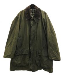 Barbour（バブアー）の古着「BORDER オイルドコート」｜グリーン