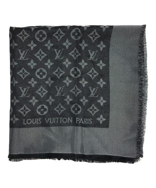 LOUIS VUITTON（ルイ ヴィトン）LOUIS VUITTON (ルイ ヴィトン) ショール・モノグラム シャイン ブラックの古着・服飾アイテム