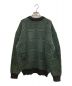 AURALEE (オーラリー) HARD TWISTMERINO JACQUARD KNIT BIG P/O ブラック×グリーン サイズ:5：16000円