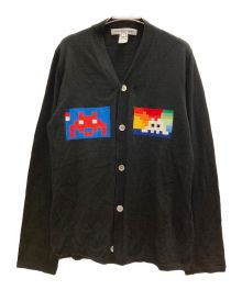 COMME des GARCONS SHIRT（コムデギャルソンシャツ）の古着「Vネックカーディガン」｜ブラック