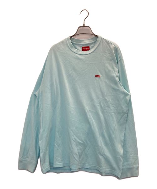 SUPREME（シュプリーム）Supreme (シュプリーム) スモールロゴL/STシャツ スカイブルー サイズ:Lの古着・服飾アイテム