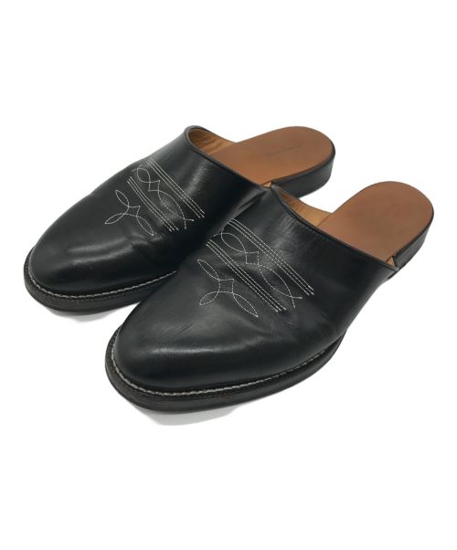 HENDER SCHEME（エンダースキーマ）Hender Scheme (エンダースキーマ) レザーミュール ブラック サイズ:26cmの古着・服飾アイテム