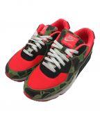 NIKEナイキ）の古着「Air Max 90 Duck Camo」｜ピンク×グリーン