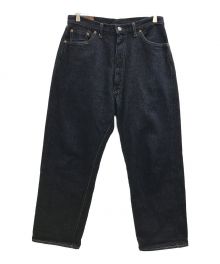 KAPTAIN SUNSHINE（キャプテンサンシャイン）の古着「5P Zipper Front Denim Pants デニムパンツ」｜インディゴ