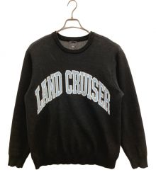 HUF×TOYOTA LAND CRUISER（ハフ）の古着「クルーネックニット」｜ブラック