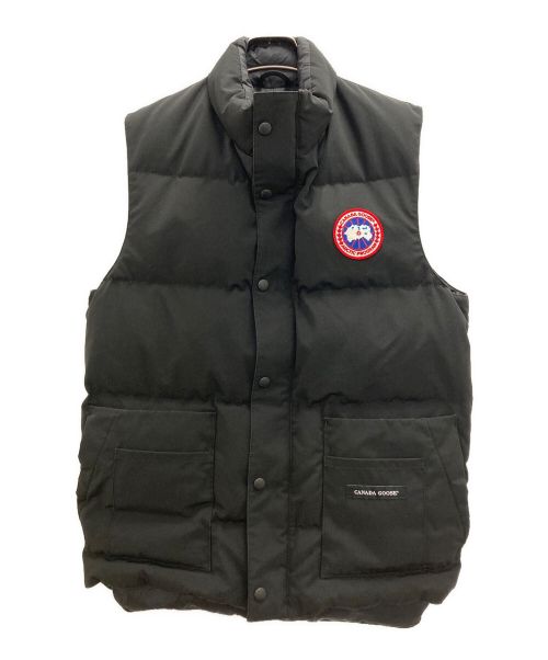 CANADA GOOSE（カナダグース）CANADA GOOSE (カナダグース) ダウンベスト ブラック サイズ:ｘｓの古着・服飾アイテム