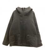 AURALEEオーラリー）の古着「BLUEFACED WOOL DOUBLE CLOTH ZIP HOODIE」｜グレー