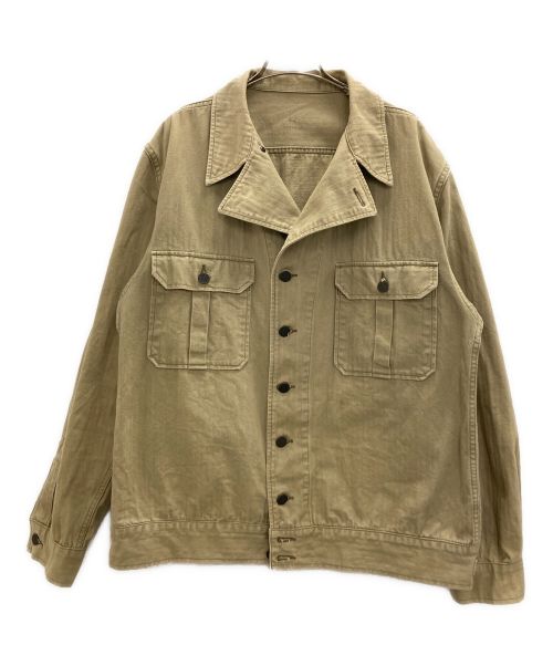 WAREHOUSE（ウエアハウス）WAREHOUSE (ウエアハウス) Lot 2162 M-41 TYPE U.S.ARMY HBT JACKET ヘリンボーンジャケット グリーン サイズ:42の古着・服飾アイテム