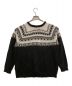 WHITE MOUNTAINEERING (ホワイトマウンテ二アニング) NORDIC PATTERN CREWNECK KNIT ブラック サイズ:2：8000円