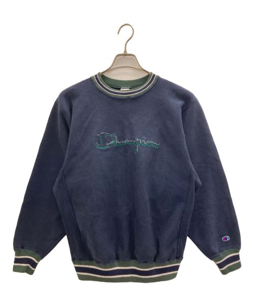 Champion REVERSE WEAVE（チャンピオン リバース ウィーブ）Champion REVERSE WEAVE (チャンピオン リバース ウィーブ) トリコタグスウェット ネイビー サイズ:Lの古着・服飾アイテム