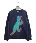 Paul Smith DINOポールスミスDINO）の古着「プリントスウェット」｜ネイビー