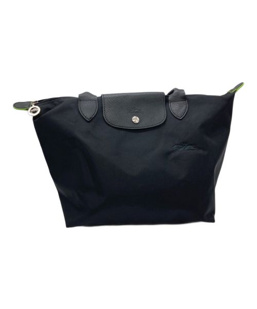 LONGCHAMP（ロンシャン）LONGCHAMP (ロンシャン) ル プリアージュ グリーン M ブラックの古着・服飾アイテム