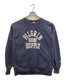 Champion REVERSE WEAVE×Pilgrim（チャンピオン リバース ウィーブ×ピルグリム）の古着「スウェット」｜ネイビー