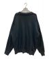 YOKE (ヨーク) OVERSIZED PIPING SWEAT SHIRT ブラック サイズ:3 未使用品：9000円