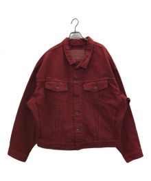 LEVI'S（リーバイス）の古着「デニムトラッカージャケット」｜レッド