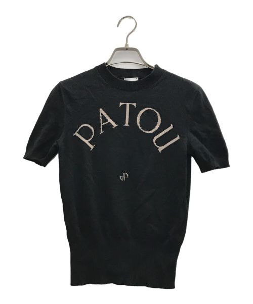 patou（パトゥ）Patou (パトゥ) ジャガードニット ブラック サイズ:XSの古着・服飾アイテム