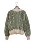 AMERI (アメリ) UND HERRINGBONJACQUARD KNIT CARDIGAN グリーン サイズ:Free：7000円