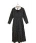 ne quittez pas (ヌキテパ) Dot Print Tuck Sleeve Dress ブラック サイズ:Free：8000円