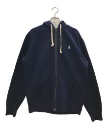 POLO RALPH LAUREN（ポロ・ラルフローレン）の古着「裏起毛ジップパーカー」｜ネイビー