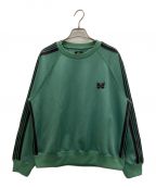 Needlesニードルズ）の古着「Track Crew Neck Shirt」｜グリーン