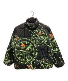 SUPREME（シュプリーム）の古着「watches reversible puffy jacket」｜ブラック×グリーン