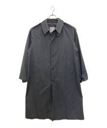 COMOLI（コモリ）の古着「CAVALIER MELTON BALCOLLAR COAT バルカラーコート」｜ネイビー