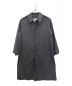 COMOLI（コモリ）の古着「CAVALIER MELTON BALCOLLAR COAT バルカラーコート」｜ネイビー