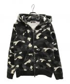 A BATHING APEアベイシングエイプ）の古着「CITY CAMO SHARK FULL ZIP HOODIE」｜グレー