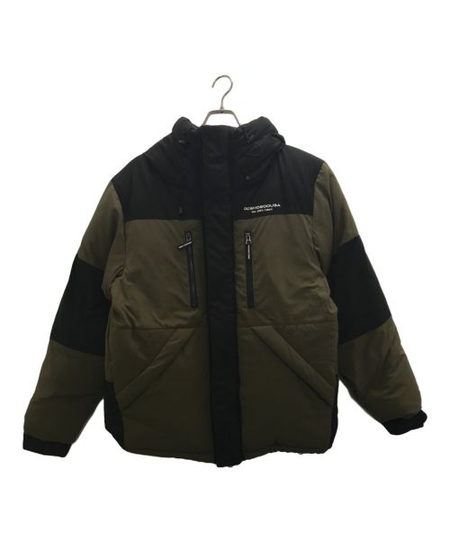 DC SHOE CO.USA（ディーシー シューコー ユーエスエー）DC SHOE CO.USA (ディーシー シューコー ユーエスエー) 23 DOWN GLACIER JACKET カーキ サイズ:Lの古着・服飾アイテム