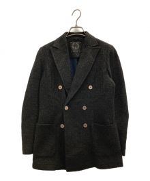 T-JACKET By TONELLO（ティージャケット バイ トネッロ）の古着「ウールツイードダブルジャケット」｜ネイビー