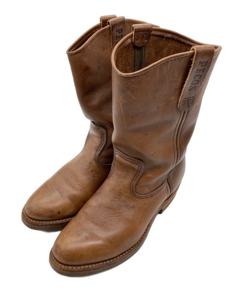 RED WING（レッドウィング）RED WING (レッドウィング) ペコスブーツ ブラウン サイズ:US7 1/2の古着・服飾アイテム