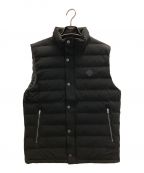 ZERO HALLIBURTONゼロハリバートン）の古着「Knitted & Padded Hybrid Vest」｜ブラック