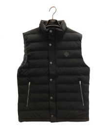 ZERO HALLIBURTON（ゼロハリバートン）の古着「Knitted & Padded Hybrid Vest」｜ブラック