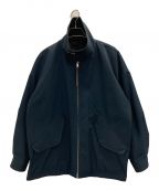 THE RERACSザ リラクス）の古着「HIGH NECK HARRINGTON JACKET」｜ネイビー