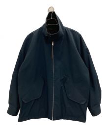 THE RERACS（ザ リラクス）の古着「HIGH NECK HARRINGTON JACKET」｜ネイビー