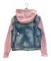 DSQUARED2 (ディースクエアード) PASTEL SKY DAN JACKET インディゴ×ピンク サイズ:Ｍ：22000円