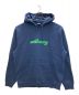 stussy（ステューシー）の古着「Applique Hoodie」｜ブルー