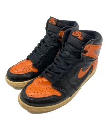 NIKE（ナイキ）の古着「RETRO HIGH OG "SHATTERED BACKBOARD 3.0"  ハイカットスニーカー」｜ブラック×オレンジ