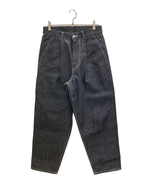 Graphpaper（グラフペーパー）Graphpaper (グラフペーパー) Selvage Denim Two Tuck Tapered Pants インディゴ サイズ:未記入の古着・服飾アイテム